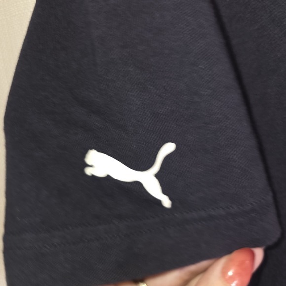 Puma BMW Motorsport Racing T Shirt 2 stripe Mens Medium Logo - Picture 5 of 12